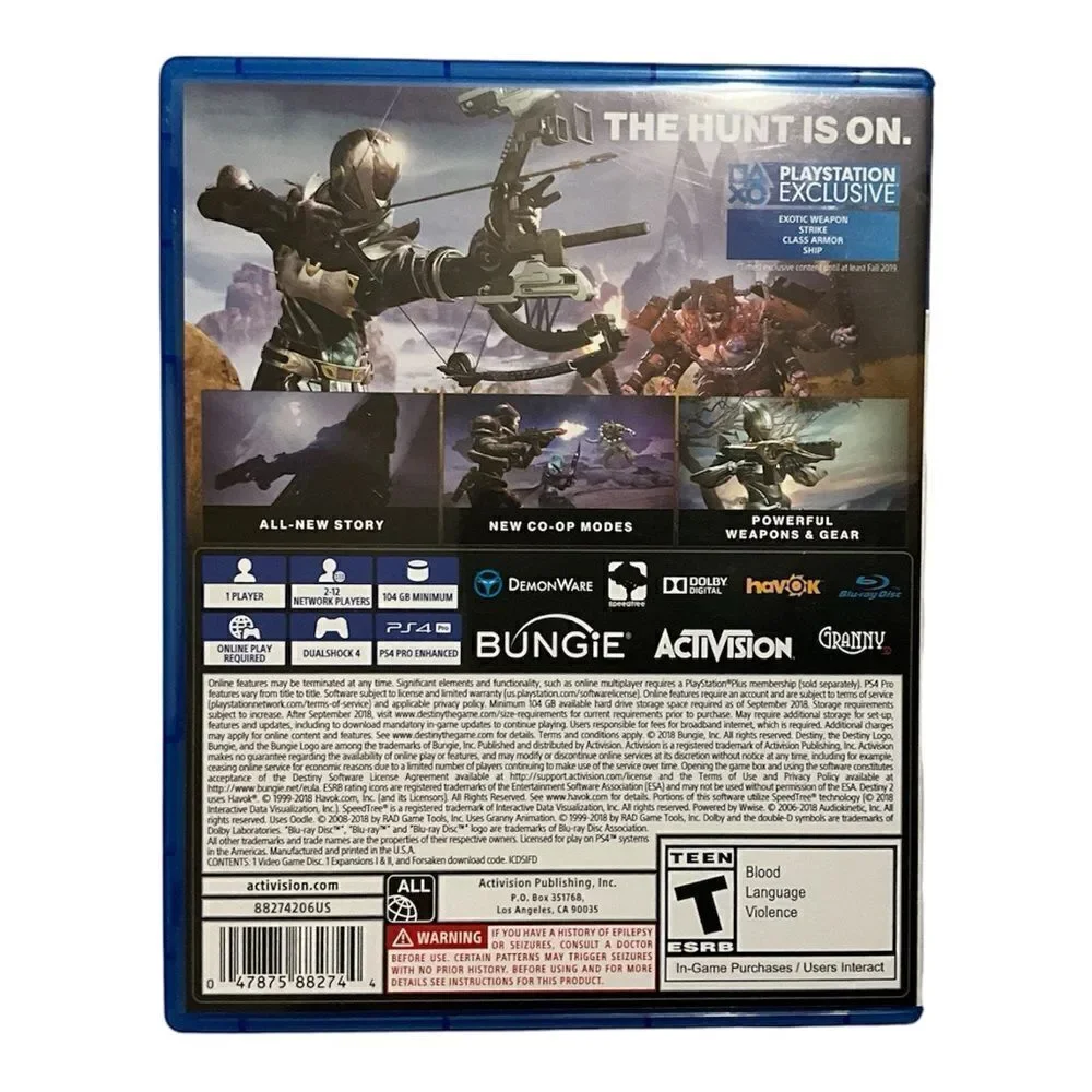🌼🌼PS4 Destiny 2 Forsaken Legendary Collection Expansion Pack🌼🌼